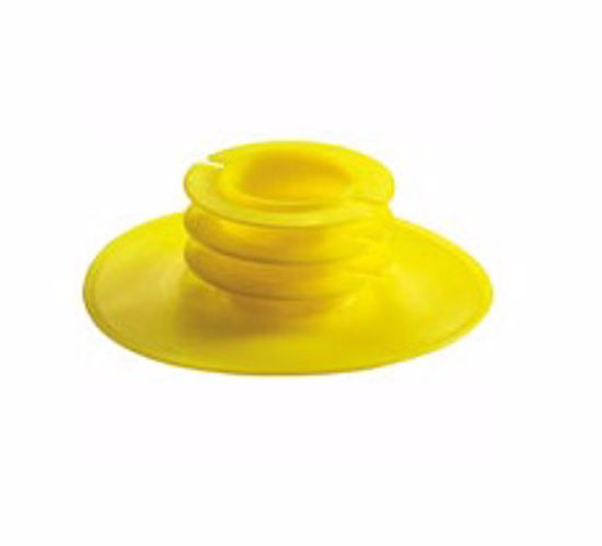 Obrázek z Krytka čel přírub Typ 5 D=79mm LDPE žlutá 