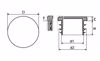 Obrázek z Zátky trubek kruhové ploché, LDPE, černé 
