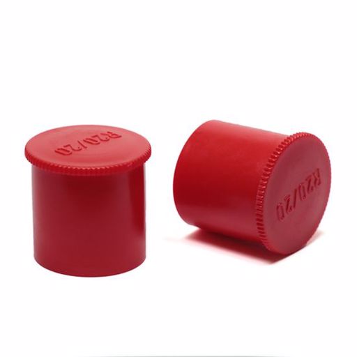 Obrázok Cover with flange, red, LDPE