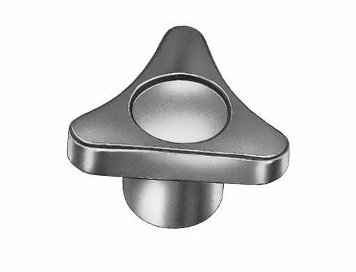 Obrázok Three-arm nut smaller, duroplast, black