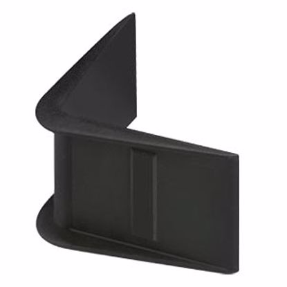 Obrázok Corner protectors, LDPE, black