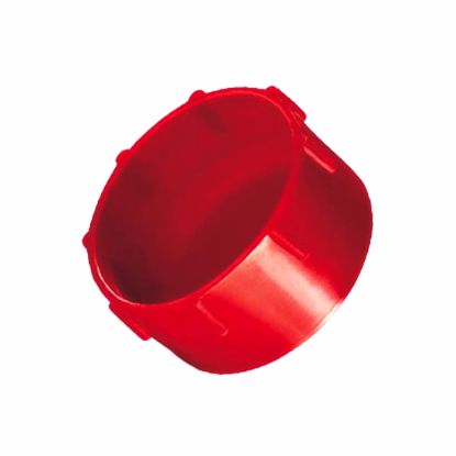 Obrázek Krytka se závitem Typ 2 D=25mm M 22x1,5 LDPE červená