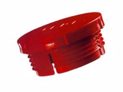 Obrázek Zátka se závitem Typ 1 1.3/16"x12mm červená LDPE