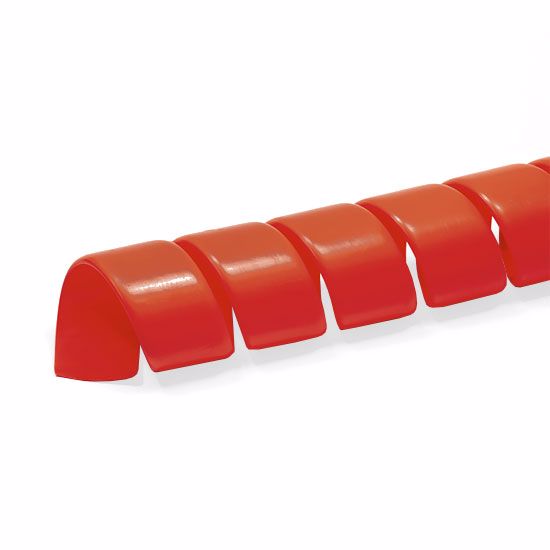 Obrázok z Ochranné špirály pre hydraulické hadice, -60°C/+100°C, HDPE, červené 