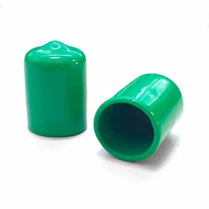 Obrázok Pružné krytky, kruhové, SHORE 70, PVC, zelená