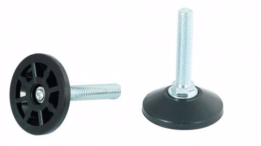 Obrázek Stavitelná noha otočná s patkou Ø50 mm, šroub M10x50 mm, ocel - PP