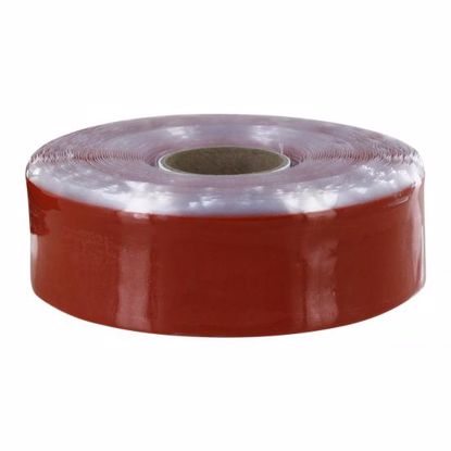 Obrázek Ukončovací samovulkanizační páska pro Firesleeve, šířka 25 mm, červená, silikon (10 m)