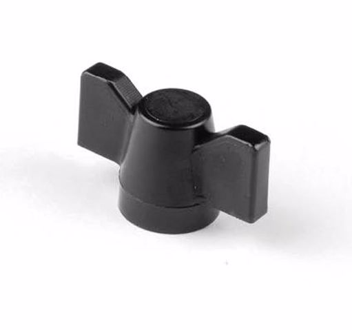 Obrázek Matice dvoukřídlá se záslepkou, ø30 mm, PA+GF, černá