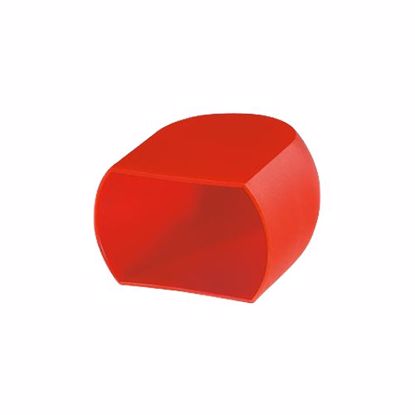 Obrázek Krytky průtokových šroubů, LDPE, červené